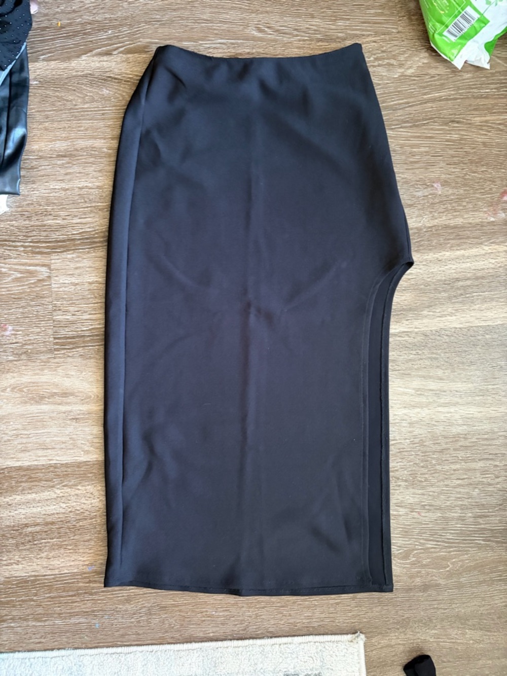 Abercrombie & Fitch Black Asymmetric Pencil Skirt